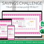 100 Day Savings Challenge Spreadsheet