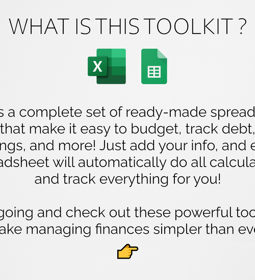 Money Master Toolkit (Spreadsheet Bundle) — Lifetime Access